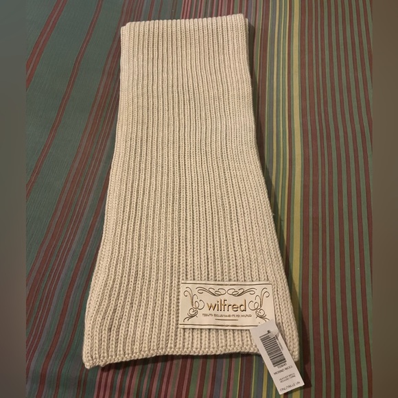 NWT Heather Birch Wilfred Merino Wool Scarf - Picture 3 of 5